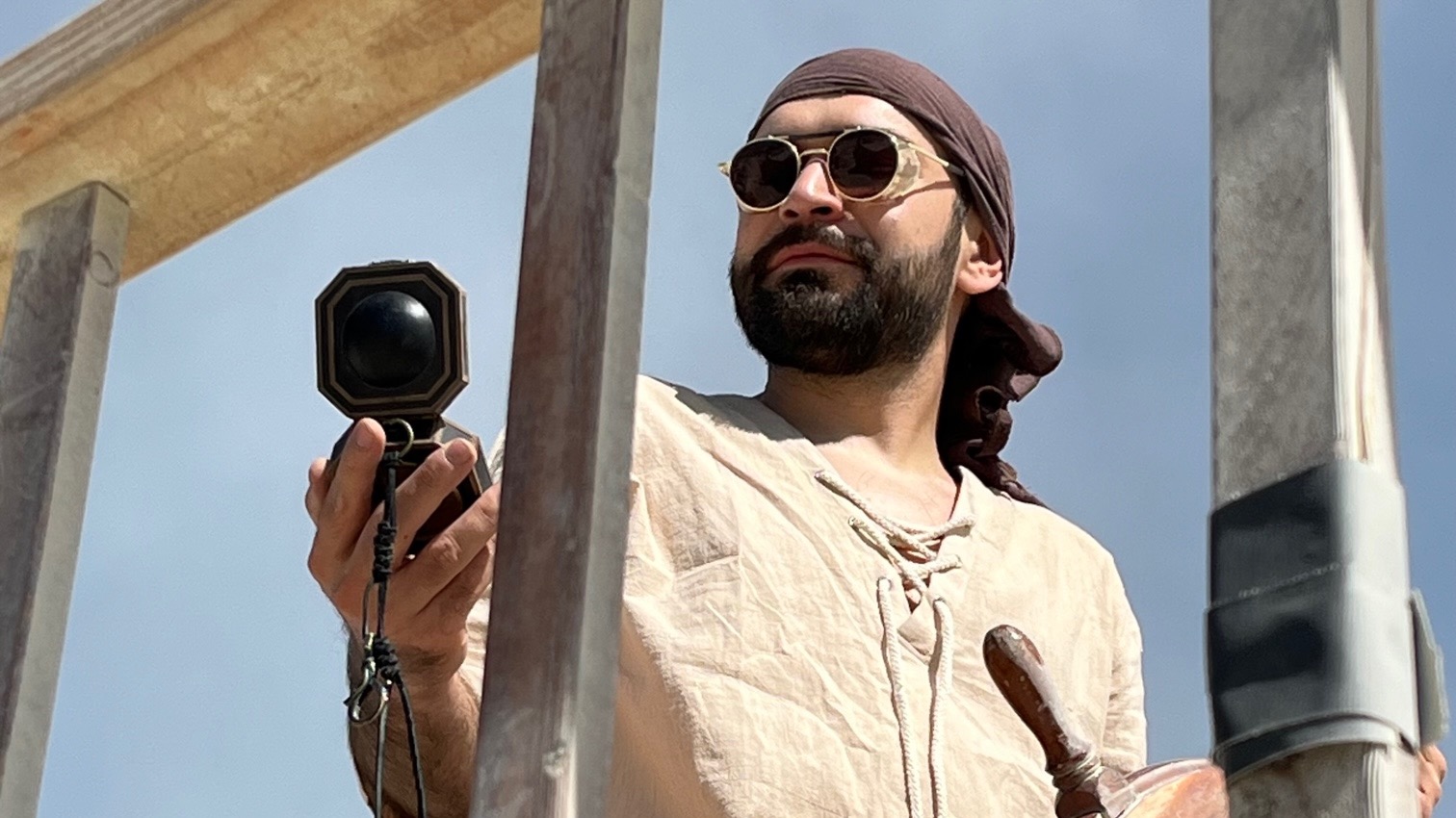 Using programmable Jack Sparrow Compass at Burning Man 2023